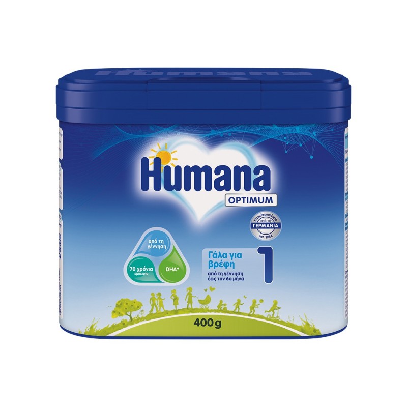 HUMANA 1 Optimum Βρεφικό Γάλα σε Σκόνη 400gr