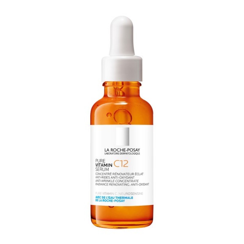 LA ROCHE POSAY Pure Vitamin C12 Serum Αντιοξειδωτικός , Αντιρυτιδικός & Αναζωογονητικός Ορός Προσώπου με Βιταμίνη C 30ml