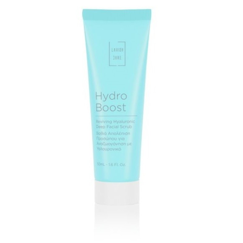 LAVISH CARE Hydro Boost Reviving Hyaluronic Deep Facial Scrub Απολεπιστικό Προσώπου για Αναζωογόνηση με Υαλουρονικό 50ml