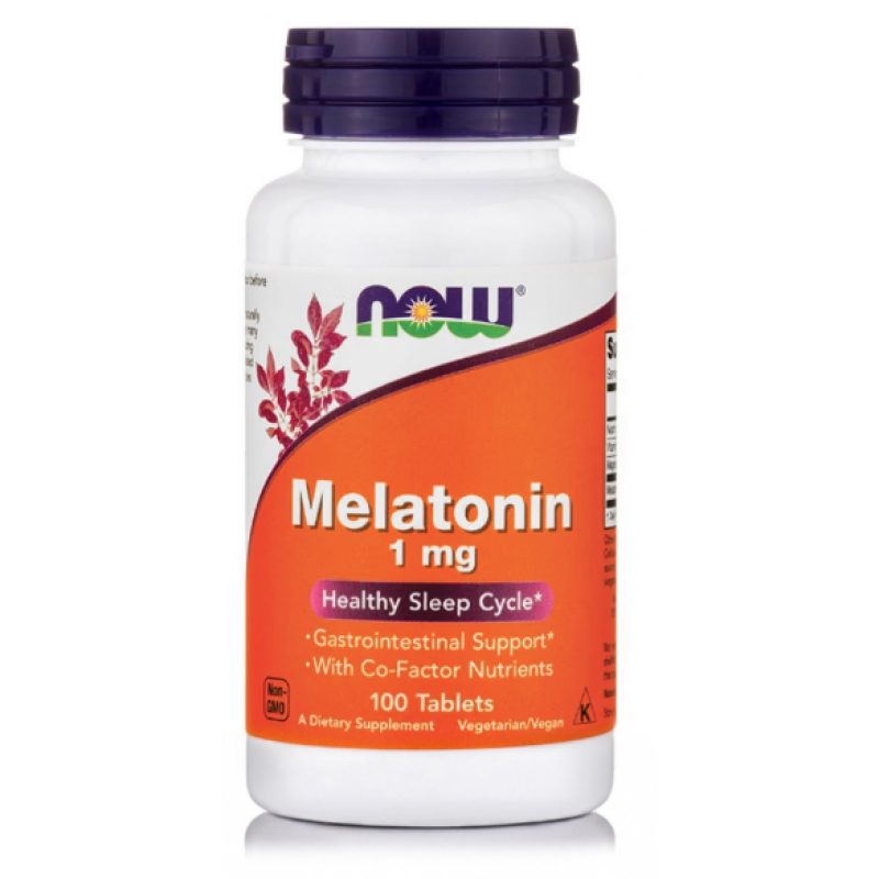 NOW FOODS Melatonin 1mg 100 Caps