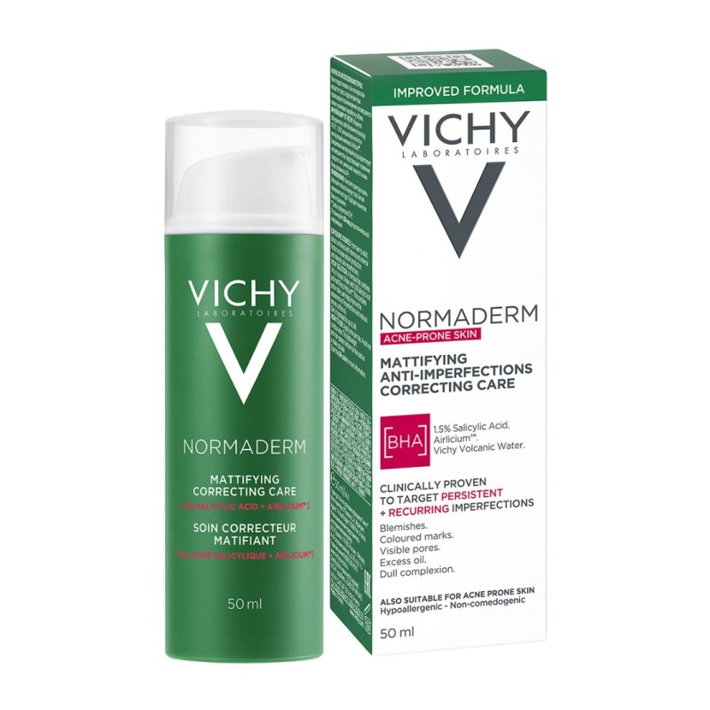 VICHY Normaderm Φροντίδα ενάντια στις ατέλειες για όμορφη επιδερμίδα 24ωρη ενυδάτωση 50ml