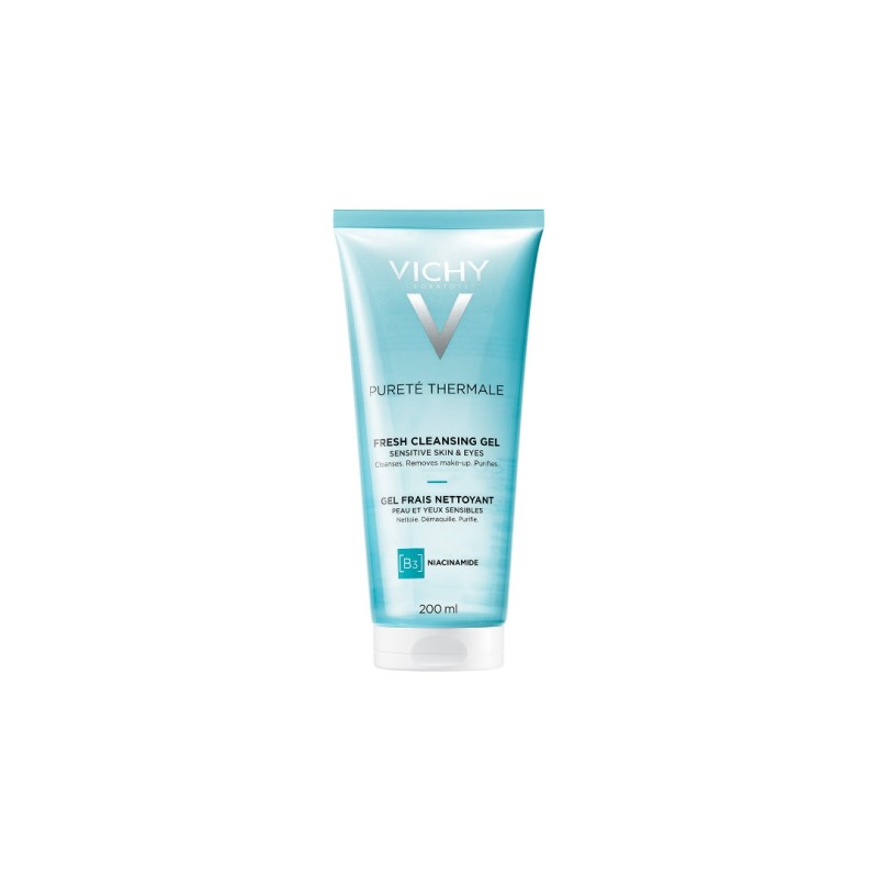 VICHY Purete Thermale Fresh Cleansing Gel Δροσερό Τζέλ Καθαρισμού Προσώπου και Ματιών 200ml