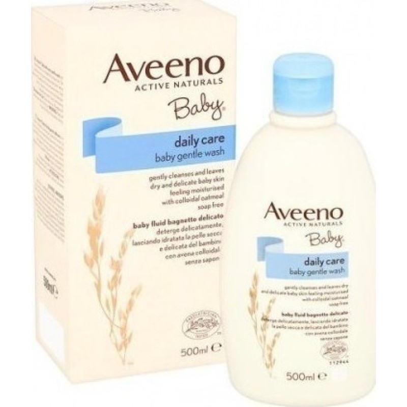 AVEENO Baby Daily Gentle Wash Υγρό Καθαρισμού Σώματος για Μωρά 500ml