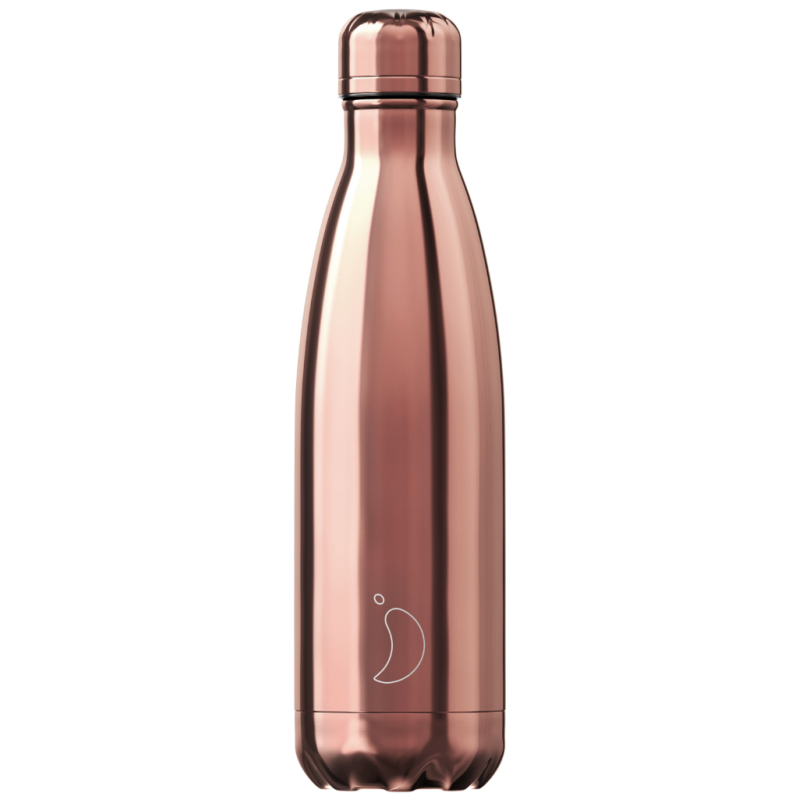 CHILLY'S Ανοξείδωτο Θερμός Χρώμα Chrome Rose Gold 500ml