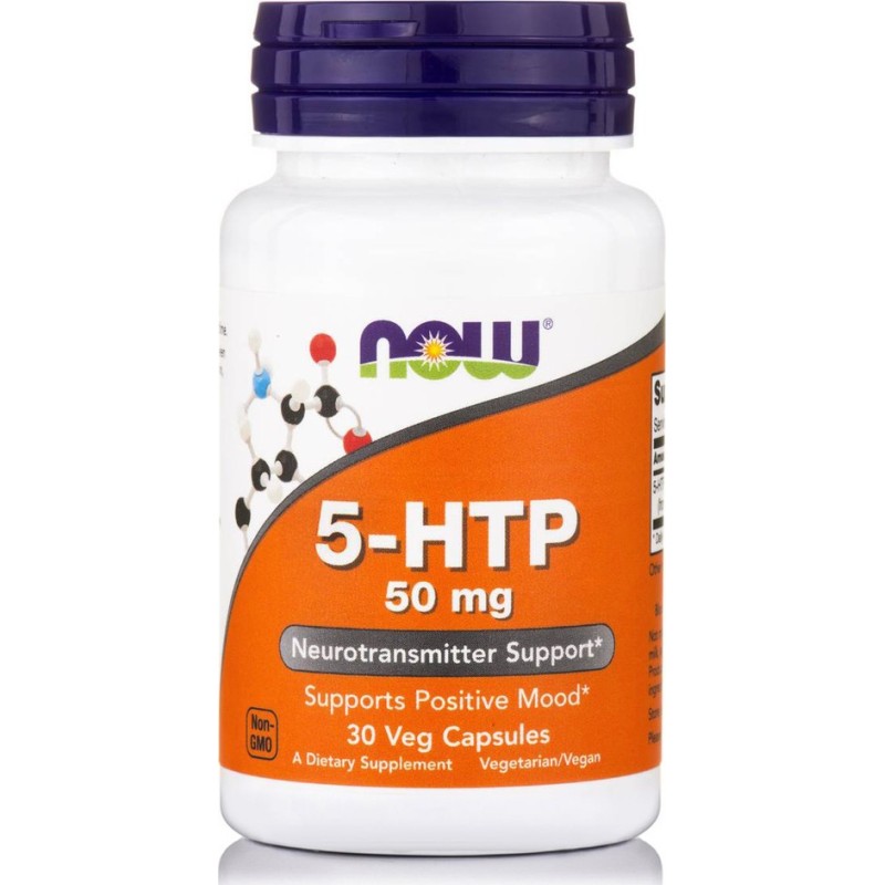 NOW FOODS 5-HTP 50mg 30 Caps