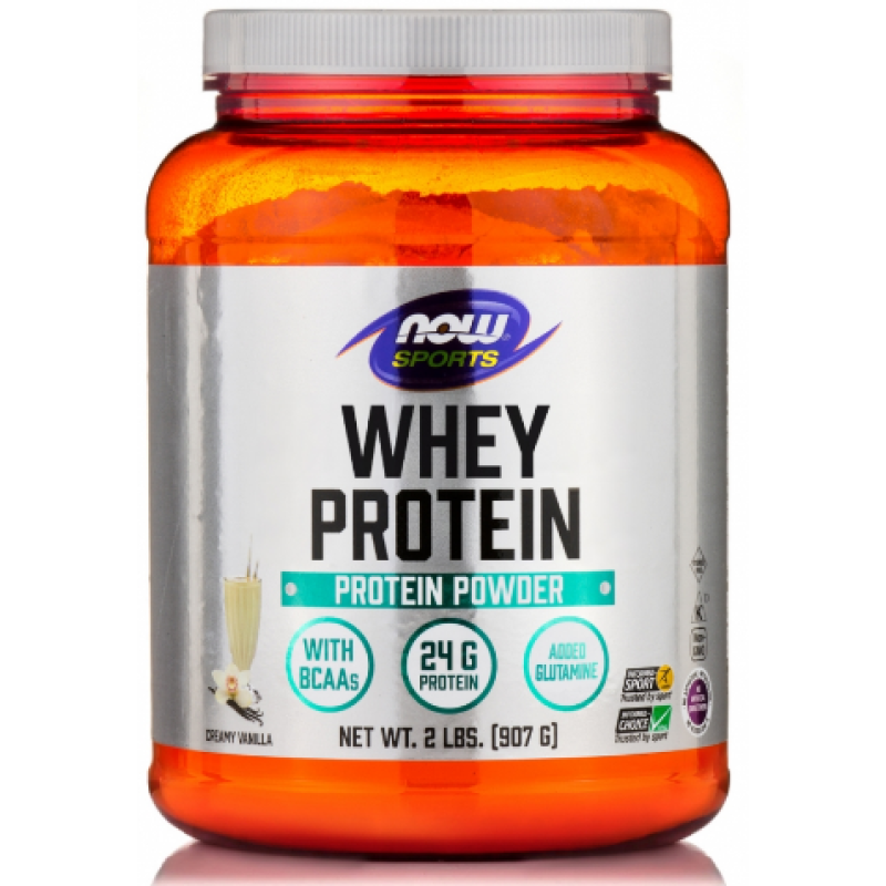 NOW FOODS Sports Whey Protein Natural Vanilla 907g