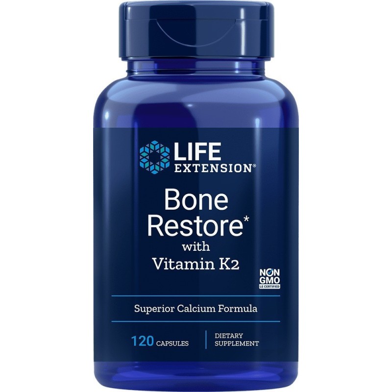 LIFE EXTENSION Bone Restore with Vitamin K2 120 caps