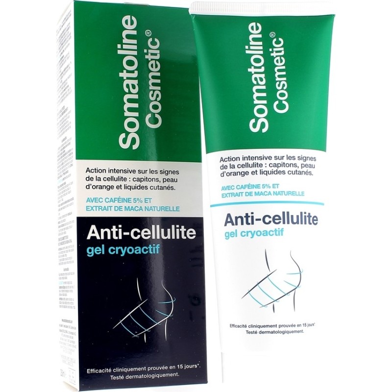 SOMATOLINE Cosmetic Anti-Cellulite Gel Cryoactif Τζέλ Κρυοτονικής Δράσης Κατά της Κυτταρίτιδας 250ml