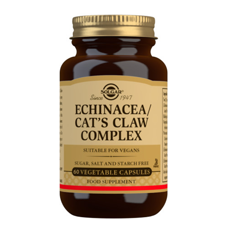 SOLGAR Echinacea/Cat's Claw Complex 60 δισκία