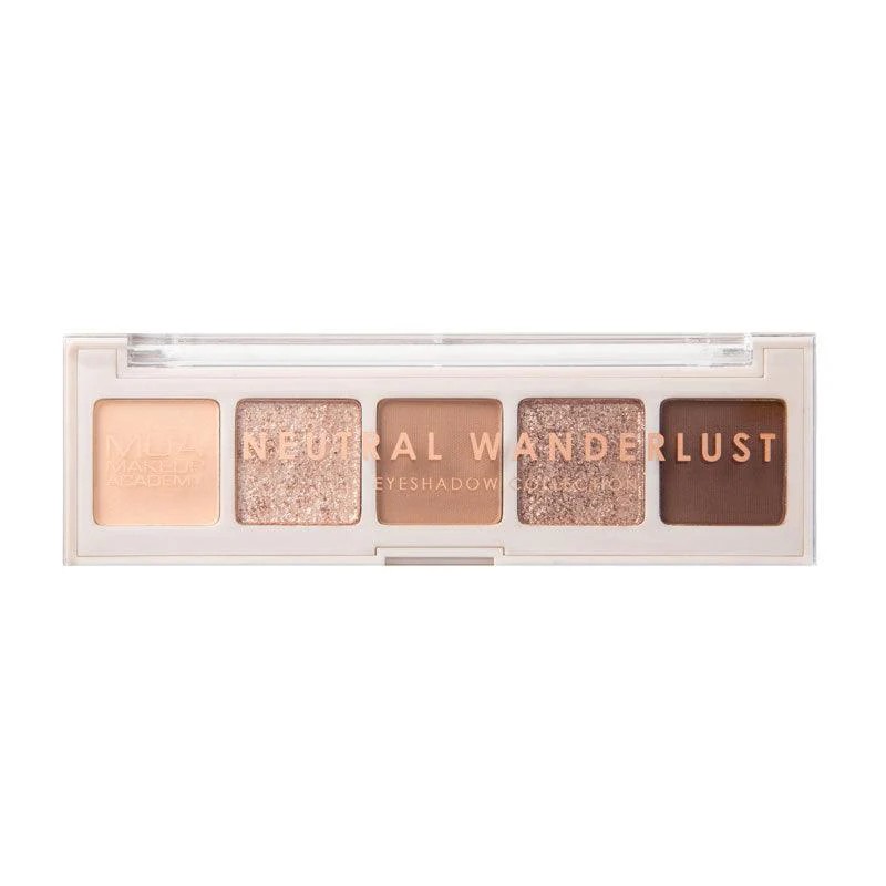 MUA 5 Shade Neutral Wanderlust Eyeshadow Collection Παλέτα Σκιών για τα Μάτια 3.8g