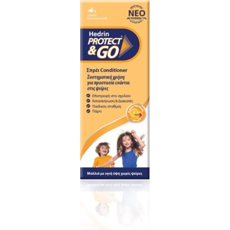 HEDRIN Protect & Go Προληπτικό Σπρέι Conditioner Κατά των Ψειρών 200ml