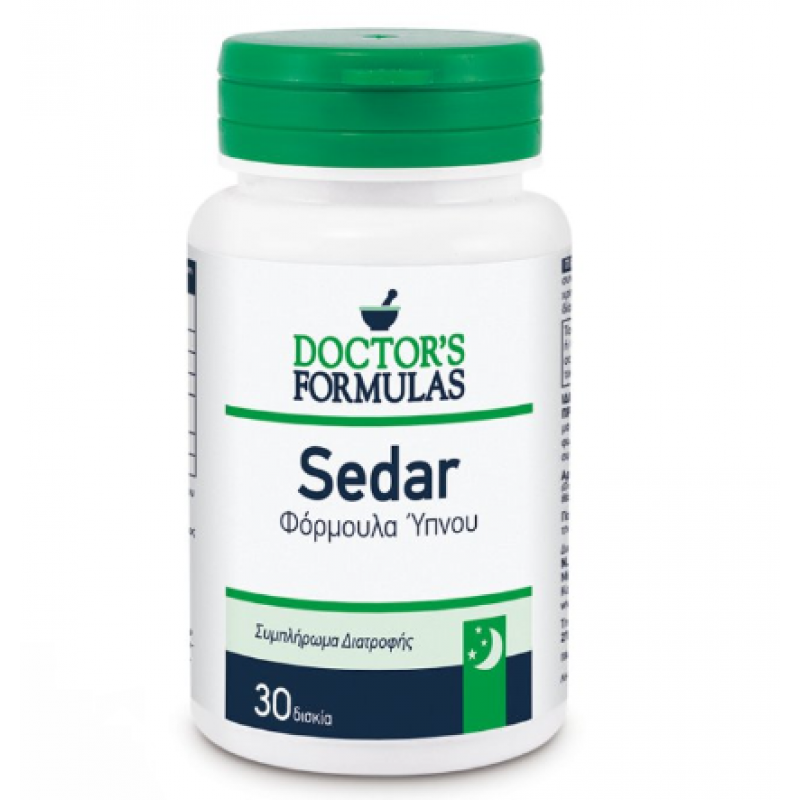 DOCTOR'S FORMULAS Sedar 30 Δισκία