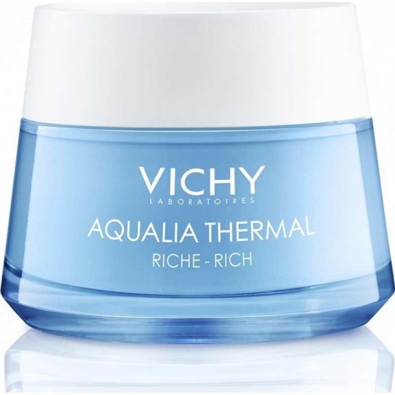 VICHY Aqualia Thermal Rich 48ωρη Ενυδατική Φροντίδα με Πλούσια Υφή για Ξηρές Επιδερμίδες 50ml