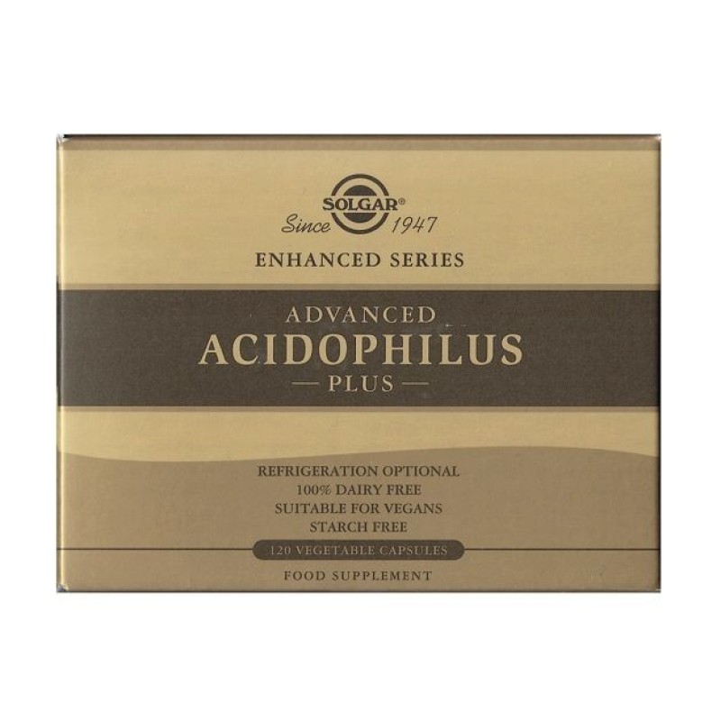 SOLGAR Advanced Acidophilus Plus 120 δισκία