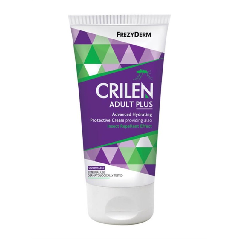 FREZYDERM Crilen Adult Plus Ενισχυμένο Ενυδατικό Προστατευτικό Γαλάκτωμα με Εντομοαπωθητική Δράση Μόνο για Ενήλικες Χωρίς Άρωμα 125ml