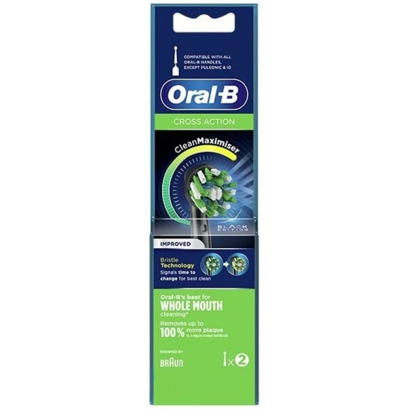 ORAL-B Cross Action Clean Maximiser Ανταλλακτικά Βουρτσάκια 2τμχ