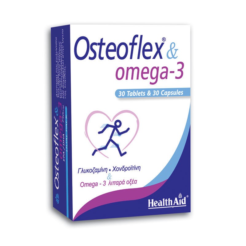 HEALTH AID Osteoflex & Omega 3 750mg Duo 60 caps