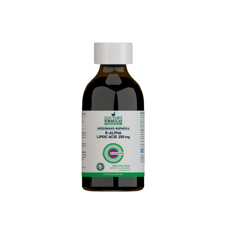 DOCTOR'S FORMULAS R-Alpha Lipoic Acid 250mg Λιποσωμιακή Φόρμουλα 300ml