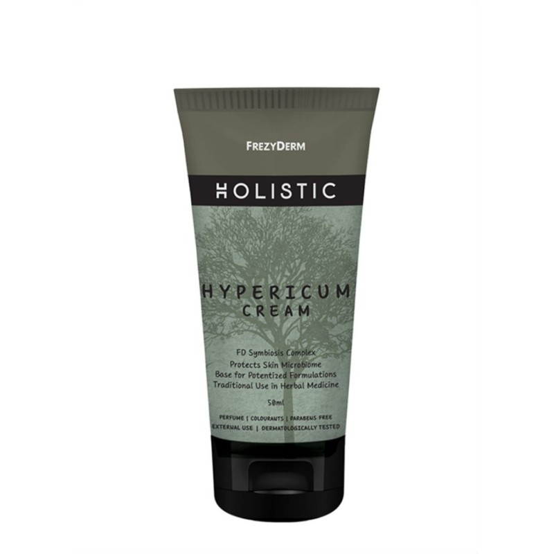 FREZYDERM Holistic Hypericum Cream Κρέμα με Βαλσαμόχορτο για Πρόσωπο & Σώμα που Μειώνει τους Ερεθισμούς & Διαθέτει Αναδομητική Δράση 50ml