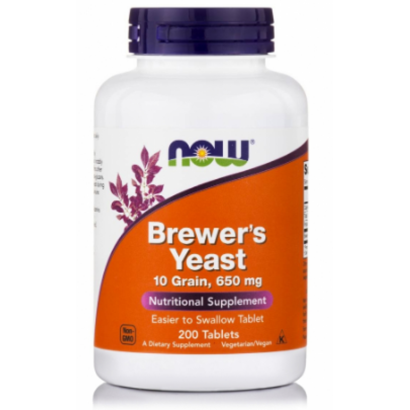 NOW FOODS Brewer's Yeast 650 mg 200 Tabs