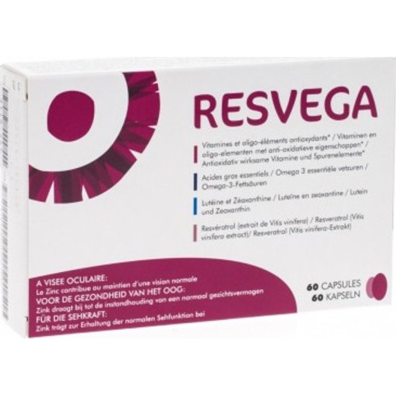 THEA PHARMA Resvega Συμπλήρωμα Διατροφής για τη Διατήρηση της Φυσιολογικής Όρασης 60 Καψάκια