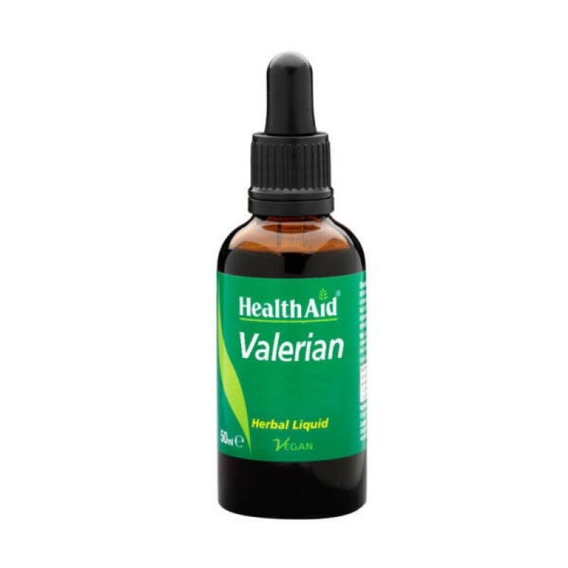 HEALTH AID Valerian Liquid Συμπλήρωμα Διατροφής με Βαλεριάνα σε Σταγόνες 50ml