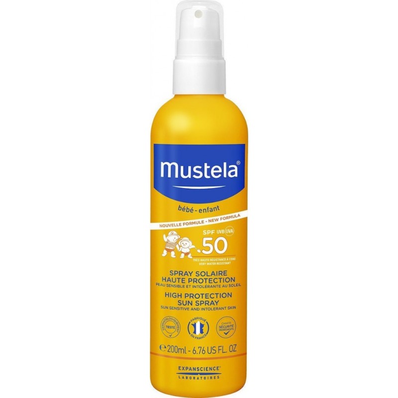 MUSTELA High Protection Sun Lotion Spray SPF50+ 200ml