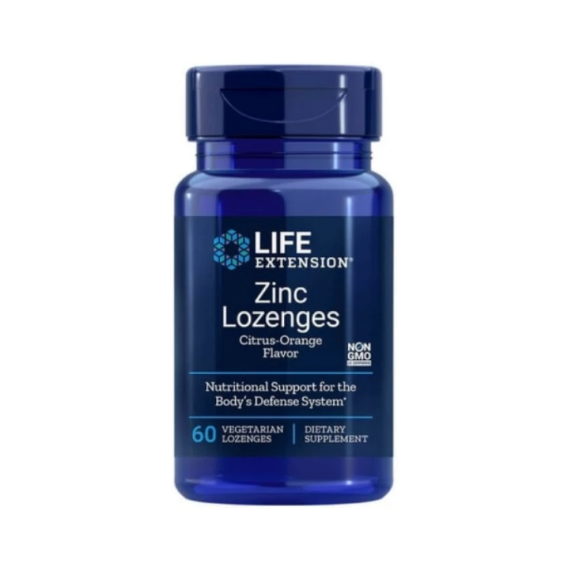 LIFE EXTENSION Zinc Lozenges 60 παστιλιες