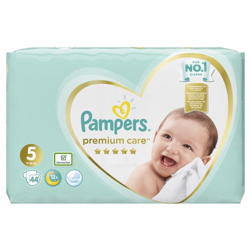 PAMPERS Premium Care Βρεφικές Πάνες No5 (11-16kg) 44τμχ 