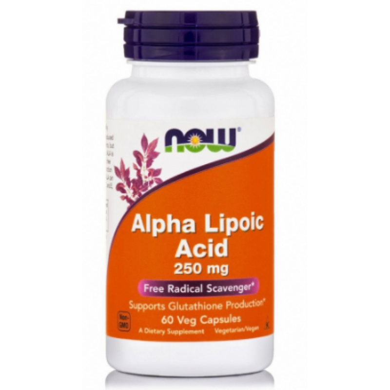 NOW FOODS Alpha Lipoic Acid 250 mg 60 Caps