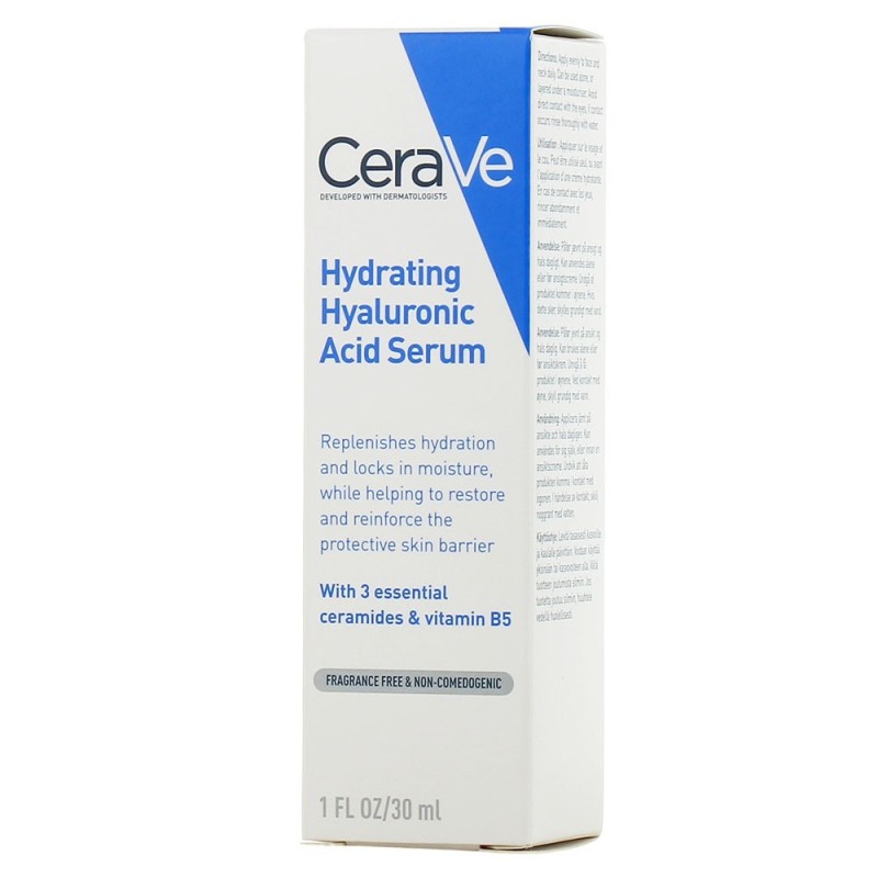 CERAVE Hydrating Hyaluronic Acid Serum Ενυδατικός Ορ΄΄ος Προσώπου με Υαλουρονικό Οξύ 30ml