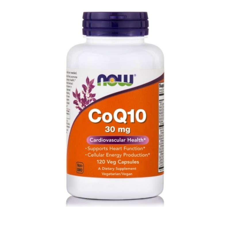 NOW FOODS CoQ10 30 mg Vegetarian 120 Vcaps