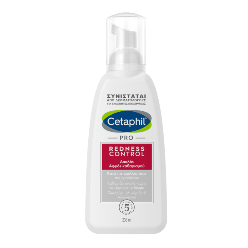 CETAPHIL Pro Redness Control Απαλός Αφρός Καθαρισμού Κατά της Ερυθρότητας του Προσώπου 236ml