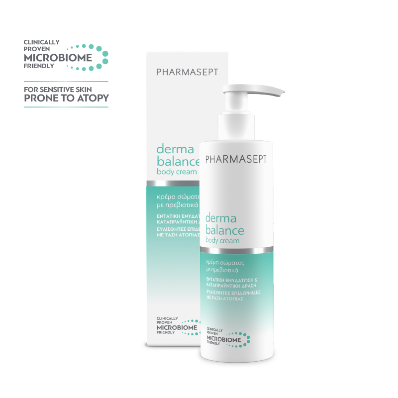 PHARMASEPT Derma Balance Body Cream Ενυδατική Κρέμα για το Σώμα Ιδανική για Ξηρές και Ευαίσθητες Επιδερμίδες με Τάση Ατοπίας 250ml