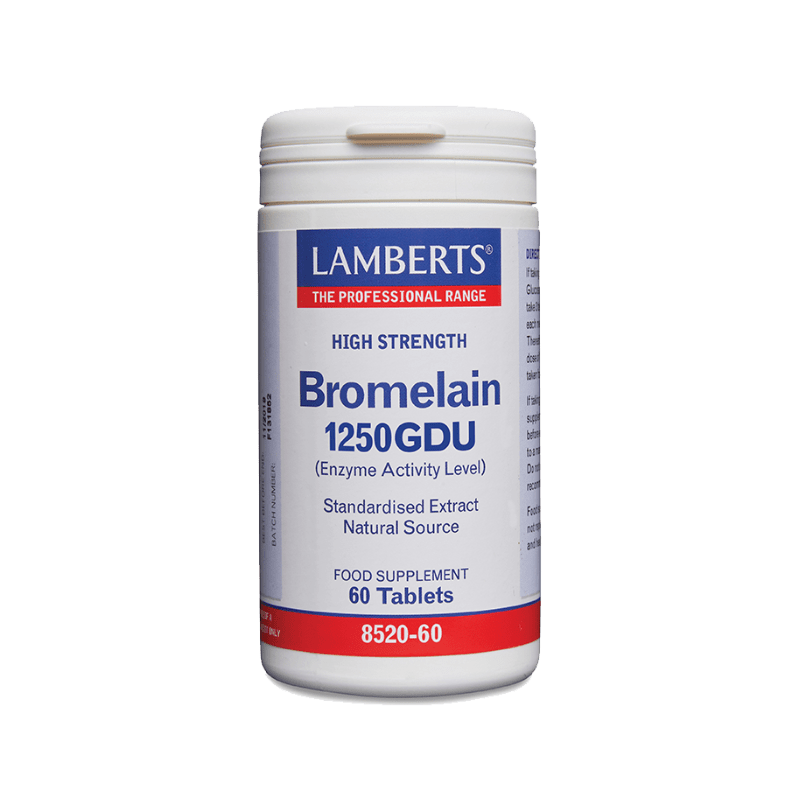 LAMBERTS Bromelain 1250GDU 60 δισκία