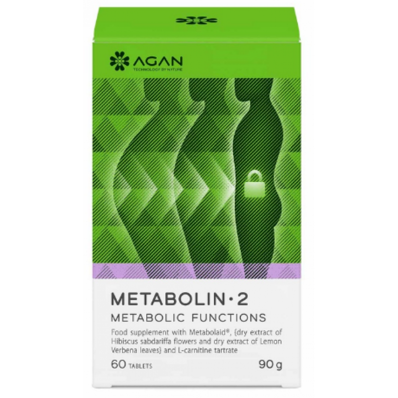 AGAN Metabolin 2 Metabolic Hormone Control Συμπλήρωμα Διατροφής που Σταθεροποιεί το Σωματικό Βάρος & τις Μεταβολικές Ορμόνες 60 Κάψουλες