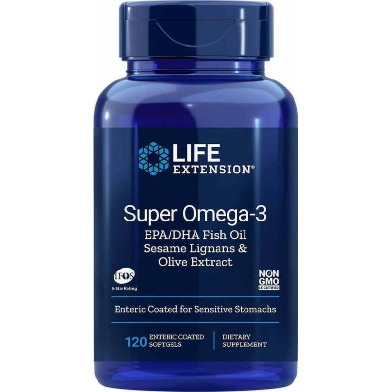 LIFE EXTENSION Super Omega 3 EPA/DHA 120 softgels