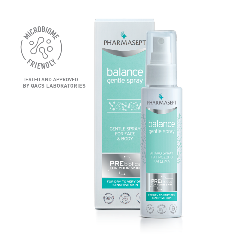 PHARMASEPT Derma Balance Gentle Spray for Face & Body Απαλό Σπρέι Καθημερινής Χρήσης για Πρόσωπο και Σώμα Ιδανικό για Ξηρές και Ευαίσθητες Επιδερμίδες με Τάση Ατοπίας 100ml