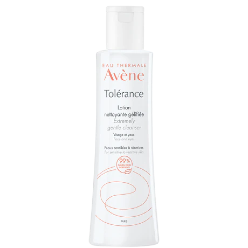 AVENE Tolerance Lotion Nettoyante Gelifiee Λασιόν Καθαρισμού και Ντεμακιγιάζ για το Ευαίσθητο προς Αντιδραστικό Δέρμα. σε Μορφή Τζέλ 200ml