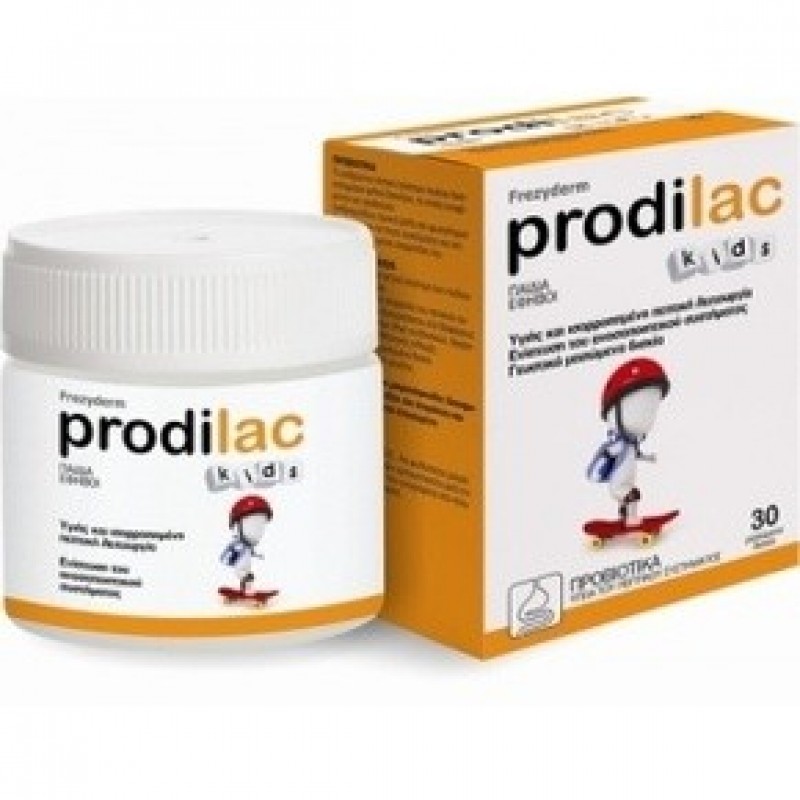 FREZYDERM Prodilac Kids Προβιοτικά Για Παιδιά Και Έφηβους 2-16 Ετών 30 Μασώμενα Δισκία