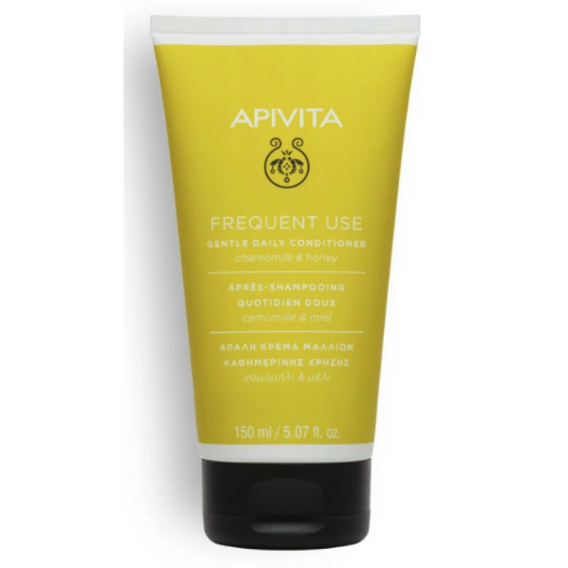 APIVITA Frequent Use Gentle Daily Conditioner Μαλακτική Κρέμα Μαλλιών Καθημερινής Χρήσης με Χαμομήλι & Μέλι 150ml