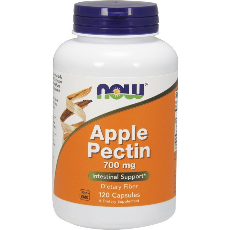 NOW FOODS Apple Pectin Συμπλήρωμα Διατροφής με Πηκτίνη Μήλου 700mg 120caps