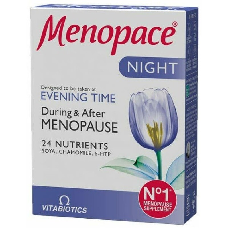 VITABIOTICS Menopace Night 30 tabs