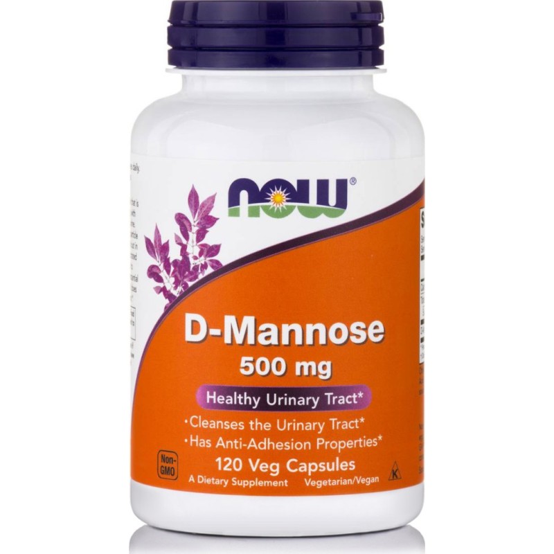 NOW FOODS D-Mannose 500 mg 120 Caps