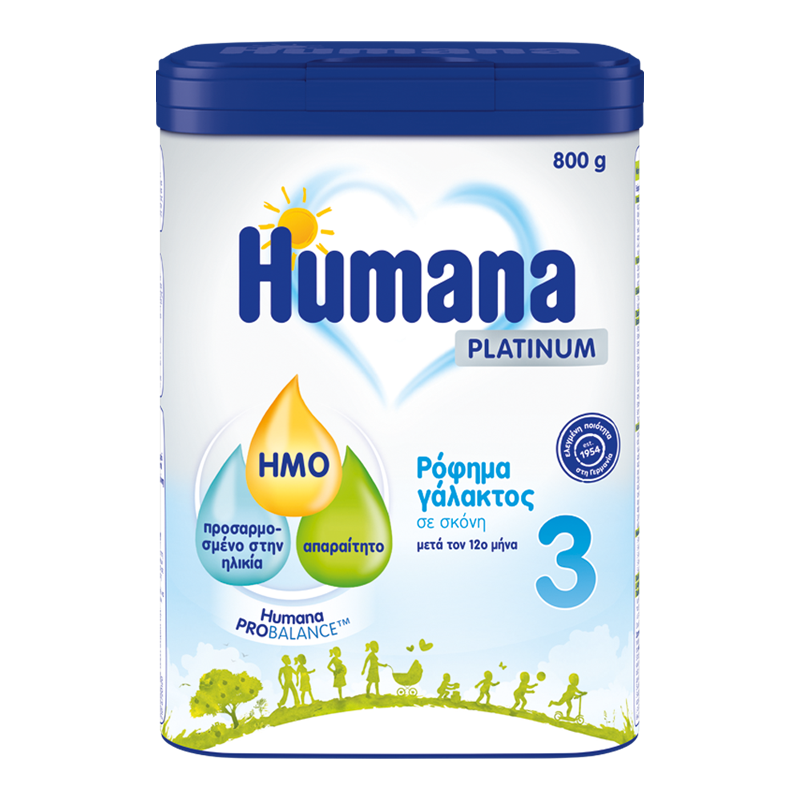 HUMANA 3 Platinum Βρεφικό Γάλα σε Σκόνη 12m+ 800gr