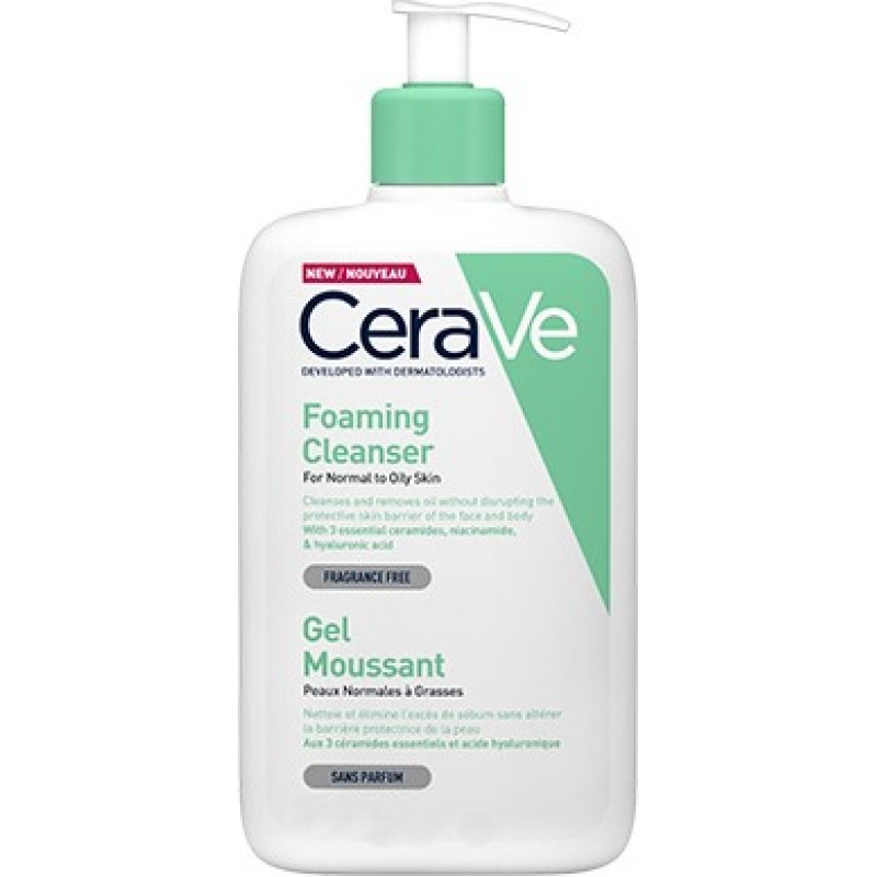 CERAVE Foaming Cleanser Gel Καθαρισμού για Κανονικό έως Λιπαρό Δέρμα 1L