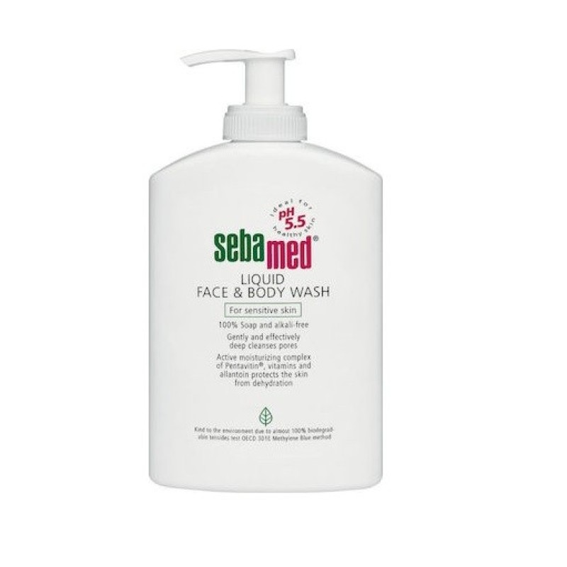 SEBAMED Liquid Face and Body Wash Υγρό Καθαρισμού Προσώπου και Σώματος 300ml