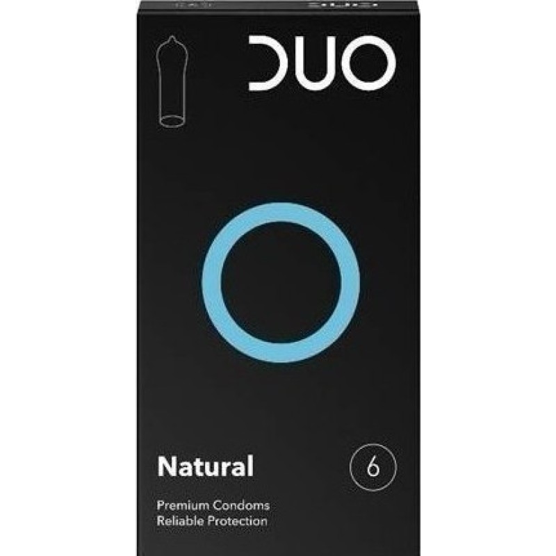 DUO Natural Προφυλακτικά Κανονικά 6τμχ