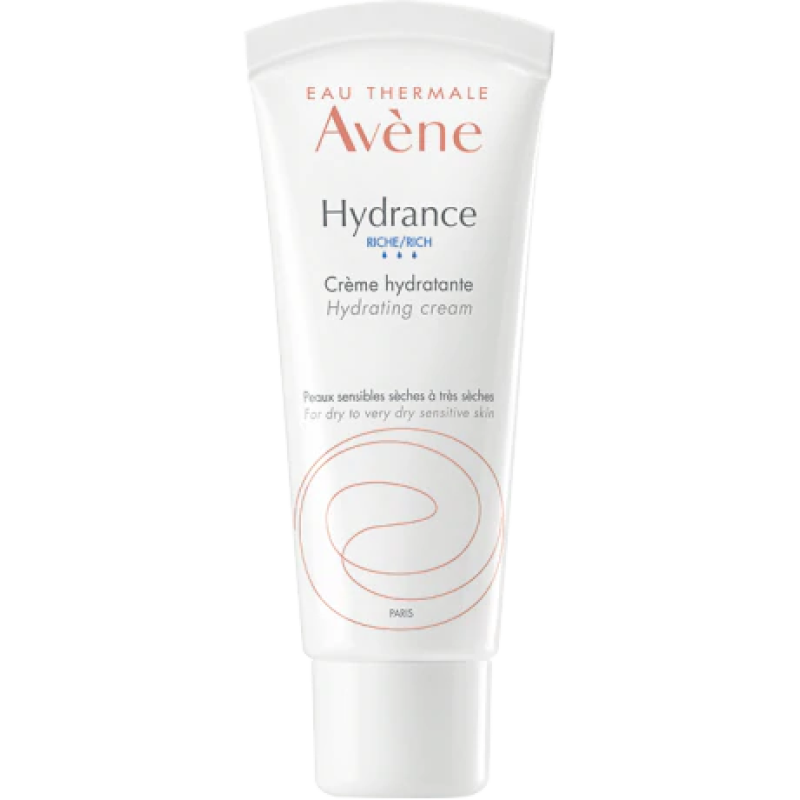 AVENE Hydrance Rich Hydrating Cream Κρέμα Ενυδάτωσης Προσώπου Πλούσιας Υφής για Ξηρό & Πολύ Ξηρό Δέρμα 40ml