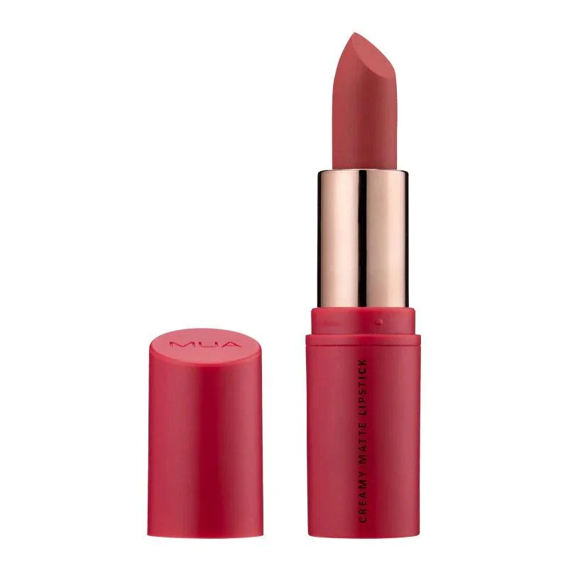 MUA Creamy Matte Lipstick Heartbreaker Κραγιόν με Κρεμώδη Σύνθεση 3g